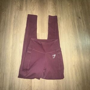 Gymshark Burgundy Leggings‎
